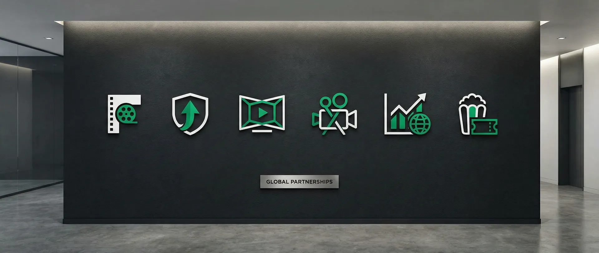 福利视频 合作伙伴 Logo 展示墙